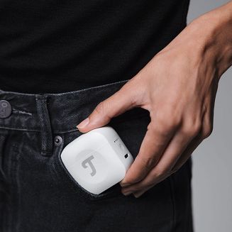 Teufel AIRY TWS Pro True-Wireless Słuchawki douszne Bluetooth srebrno-białe - Słuchawki - 20 KHz - 6