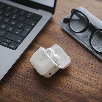 Teufel AIRY TWS Pro True-Wireless Słuchawki douszne Bluetooth srebrno-białe - Słuchawki - 20 KHz - 8