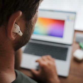 Teufel AIRY TWS Pro True-Wireless Słuchawki douszne Bluetooth srebrno-białe - Słuchawki - 20 KHz - 10