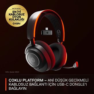 Słuchawki SteelSeries Arctis Nova 7 Czarne (61553) - 7
