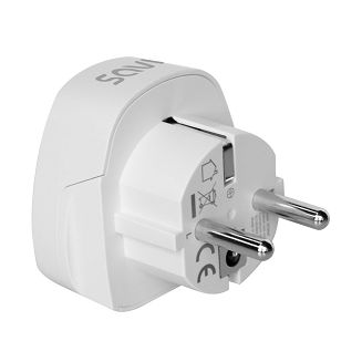 SAVIO ADAPTER PODRÓŻNY, GNIAZDO US – WTYK EU AP-01 - 4