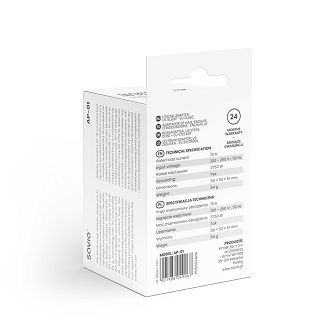 SAVIO ADAPTER PODRÓŻNY, GNIAZDO US – WTYK EU AP-01 - 6