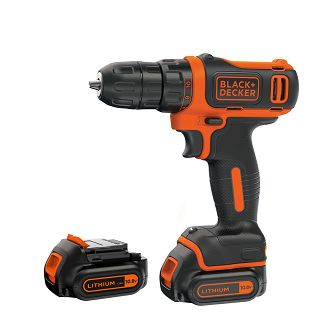 Black & Decker BDCDD12KB-QW wiertło Zamek centralny Czarny, Pomarańczowy - 4