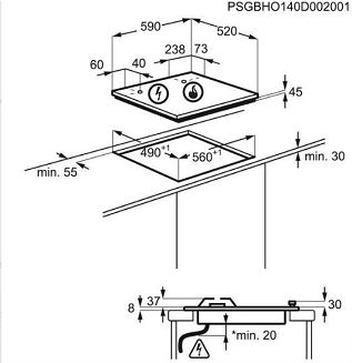 Płyta gazowa ELECTROLUX EGS6436WW biała - 4