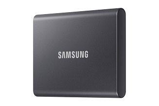 Dysk zewnętrzny SSD Samsung T7 (1TB; USB 3.2; szary; MU-PC1T0T/WW) - 4