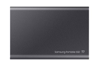 Dysk zewnętrzny SSD Samsung T7 (1TB; USB 3.2; szary; MU-PC1T0T/WW) - 5