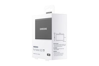 Dysk zewnętrzny SSD Samsung T7 (1TB; USB 3.2; szary; MU-PC1T0T/WW) - 12