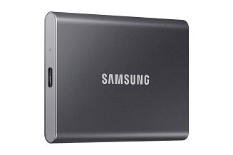 Dysk zewnętrzny SSD Samsung T7 (1TB; USB 3.2; szary; MU-PC1T0T/WW) - 3