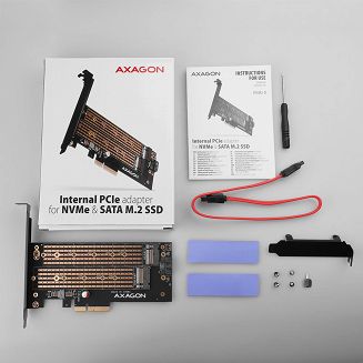 Axagon PCEM2-D adapter Wewnętrzny M.2, SATA - 9