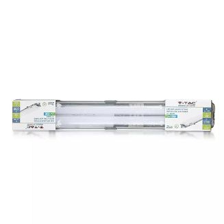 Oprawa hermetyczna V-TAC VT-15022 2x 150cm (2x 22W) 6400K 4000lm (SKU 6400) Czarny - 6