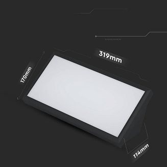 Oprawa ścienna LED V-TAC VT-8055 20W IP65 4000K 2045lm (SKU 6811) Czarny - 7