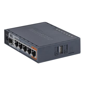 Router Mikrotik hEX S (RB760iGS) Total Ethernet  Ports:6; Architecture:MMIPS; CPU core:2 - 4
