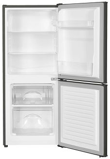 Chłodziarka z zamrażalnikiem MPM-108-KB-45 srebrna/inox - 2