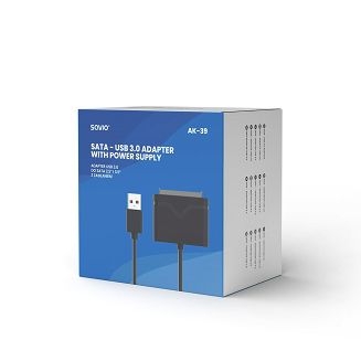 SAVIO ADAPTER USB 3.0 DO DYSKÓW 3.5” Z ZASILANIEM AK-39 - 4