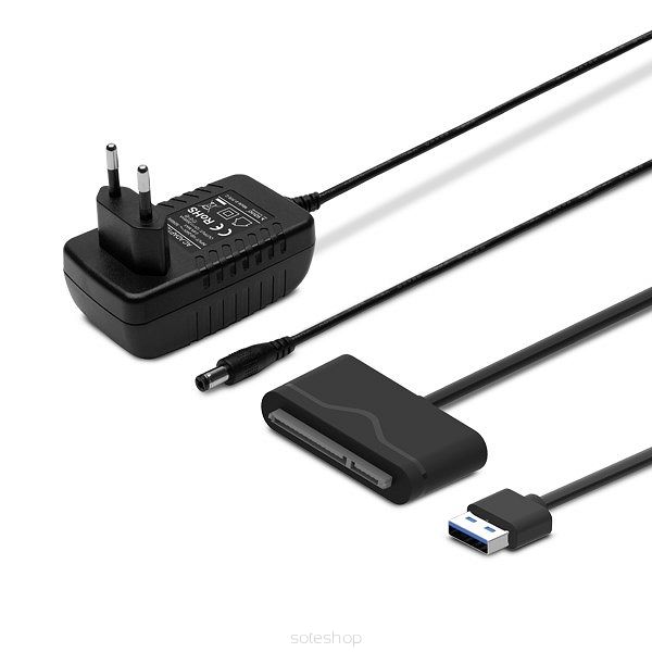SAVIO ADAPTER USB 3.0 DO DYSKÓW 3.5” Z ZASILANIEM AK-39