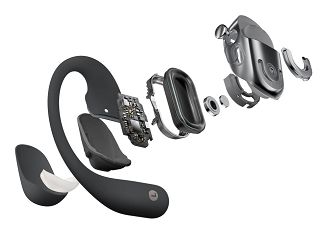 Słuchawki bezprzewodowe Shokz OpenFit 2 Black - 5