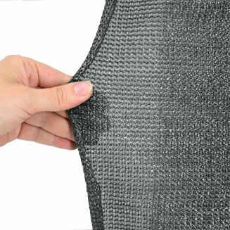AW Siatka cieniująca 140g 1,2*25m szara UV 80% - 3