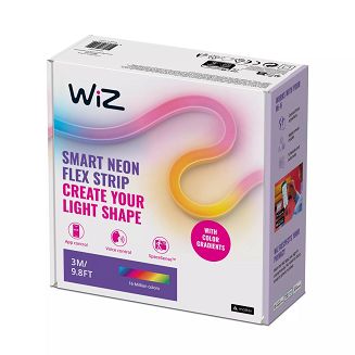 WiZ | Inteligentna listwa świetlna WiFi Neon Flex 3m Type-C | 24 W | RGB - 4