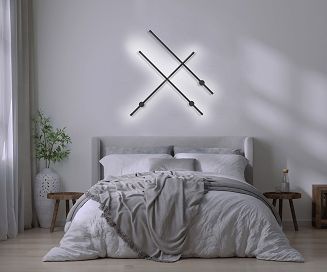 Lampa ścienna LED Activejet AJE-HILTON Black NW - 15