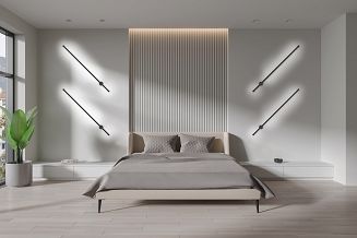 Lampa ścienna LED Activejet AJE-HILTON Black NW - 12