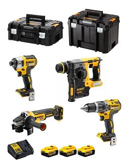 DeWALT DCK422P3T-QW zestaw combo elektronarzędzi Bateria - 3