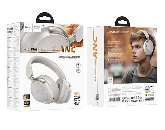 Słuchawki bezprzewodowe Hoco W53 Plus Tone ANC (szary) - 6
