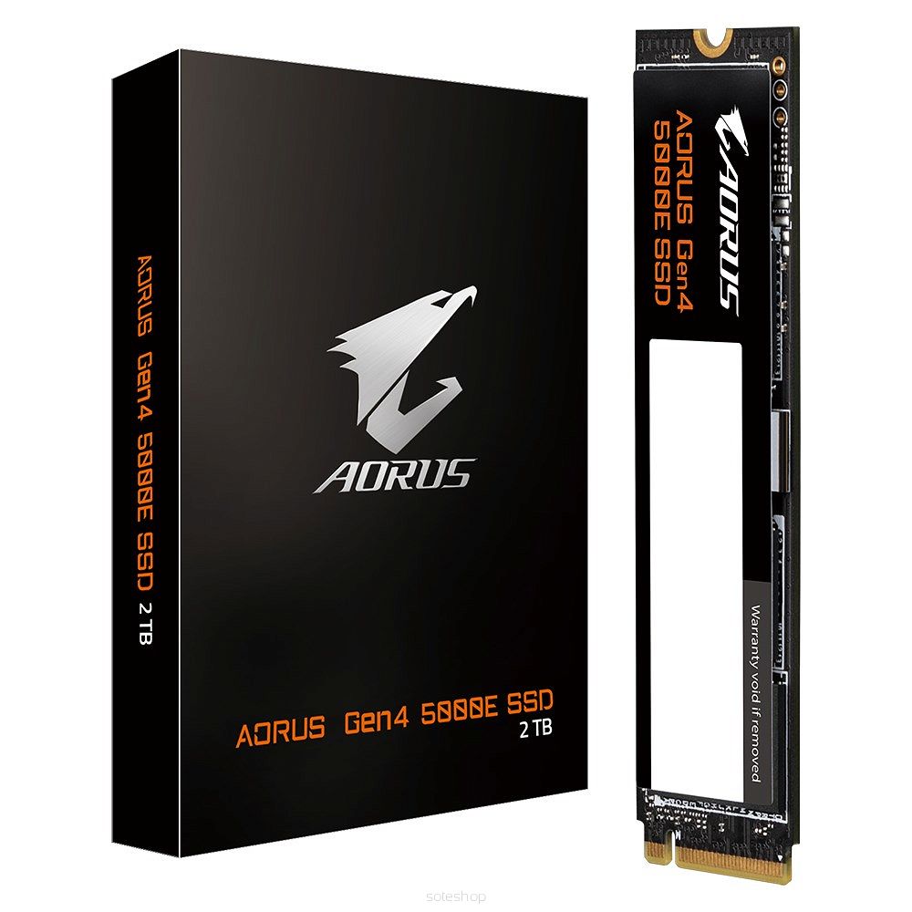 Dysk SSD Gigabyte AORUS 5000E 2 TB M.2 NVMe Gen4 6500/6000 MB/s