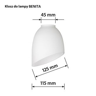 Klosz do lampy BENITA - 3