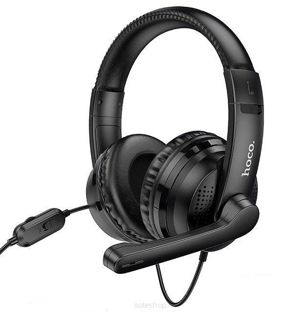 Słuchawki gamingowe Hoco W103 Magic tour (czarny)