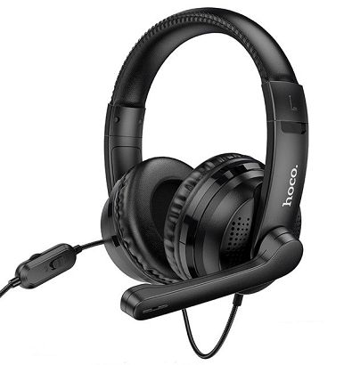 Słuchawki gamingowe Hoco W103 Magic tour (czarny)