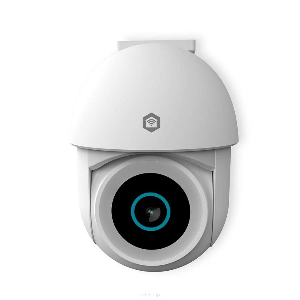 Kamera zewnętrzna Nedis Smartlife Wifi, IP65 czujnik ruchu, night vision, biały