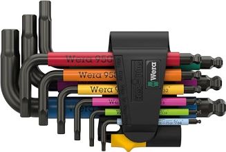Zestaw kluczy trzpieniowych 950/9 Hex-Plus multicolour 9CZR - 10