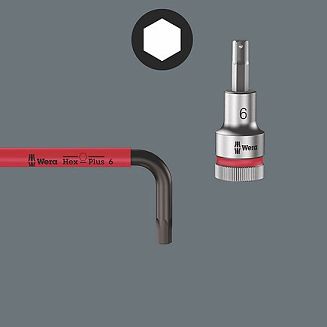 Zestaw kluczy trzpieniowych 950/9 Hex-Plus multicolour 9CZR - 8