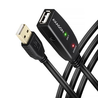 Axagon ADR-215 USB 2.0 A-M -> A-F active extension/repeater cable 15m - Kabel - Digital/Daten kabel USB USB A Czarny - 3