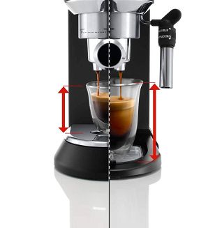 Ekspres ciśnieniowy DeLonghi Dedica Style EC 685.BK (1350W; kolor czarny) - 5