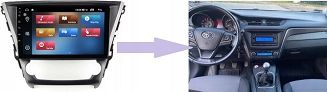 RADIO NAWIGACJA GPS TOYOTA AVENSIS 2015-18 ANDROID - 5