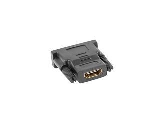 Adapter Lanberg AD-0010-BK (HDMI F - DVI-D (24+1) M; kolor czarny) - 4