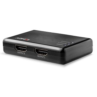 Lindy 38357 rozgałęziacz telewizyjny HDMI 2x HDMI - 6
