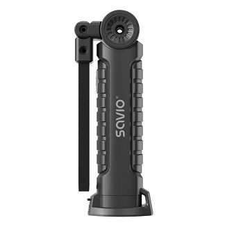 SAVIO LAMPA WARSZTATOWA AKUMULATOROWA COB LED 3W, USB, 150 LM, SKŁADANA, Z MAGNESEM, FL-03 - 4