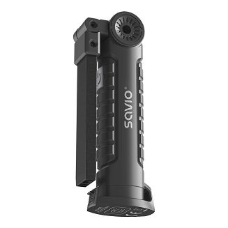 SAVIO LAMPA WARSZTATOWA AKUMULATOROWA COB LED 3W, USB, 150 LM, SKŁADANA, Z MAGNESEM, FL-03 - 6
