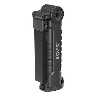 SAVIO LAMPA WARSZTATOWA AKUMULATOROWA COB LED 3W, USB, 150 LM, SKŁADANA, Z MAGNESEM, FL-03 - 5