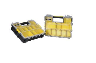 Stanley 1-97-518 pudełko na narzędzia Małe pudełko z częściami Plastik Czarny, Przezroczysty, Żółty - 4
