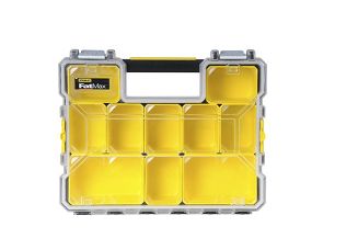 Stanley 1-97-518 pudełko na narzędzia Małe pudełko z częściami Plastik Czarny, Przezroczysty, Żółty - 5