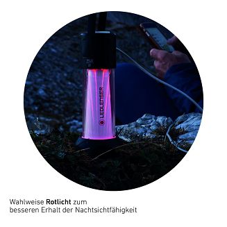 Latarka kempingowa Ledlenser ML 6 500929 (Biały, Czerwony) - 3