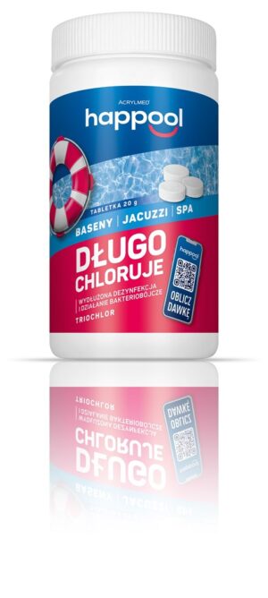 Acrylmed 1 kg Triochlor 20g przedłużona dezynfekcja – tabletki