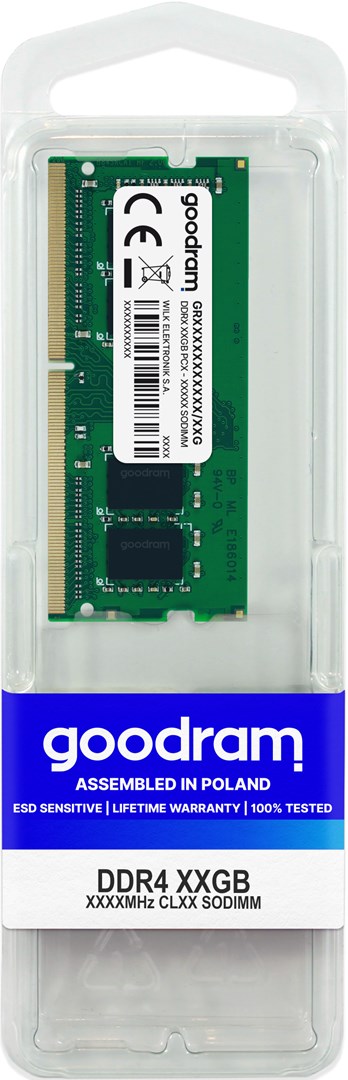 GOODRAM SO-DIMM DDR4 16 GB PC4-25600 3200 MHz CL22