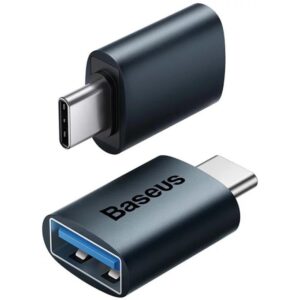 Adapter Baseus Ingenuity Series z USB-C do USB-A 10 GB/s czarny