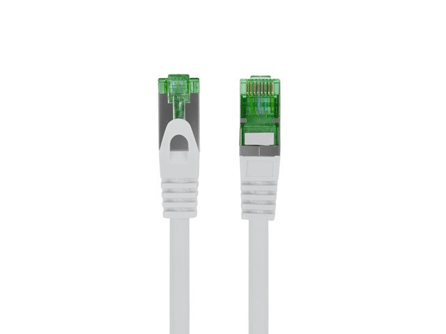 Lanberg patchcord S/FTP KAT.7 LSZH CU 0.25M szary fluke PCF7-10CU-0025-S