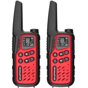 Krótkofalówka Baofeng BF-T25E czerwona, 2 sztuki