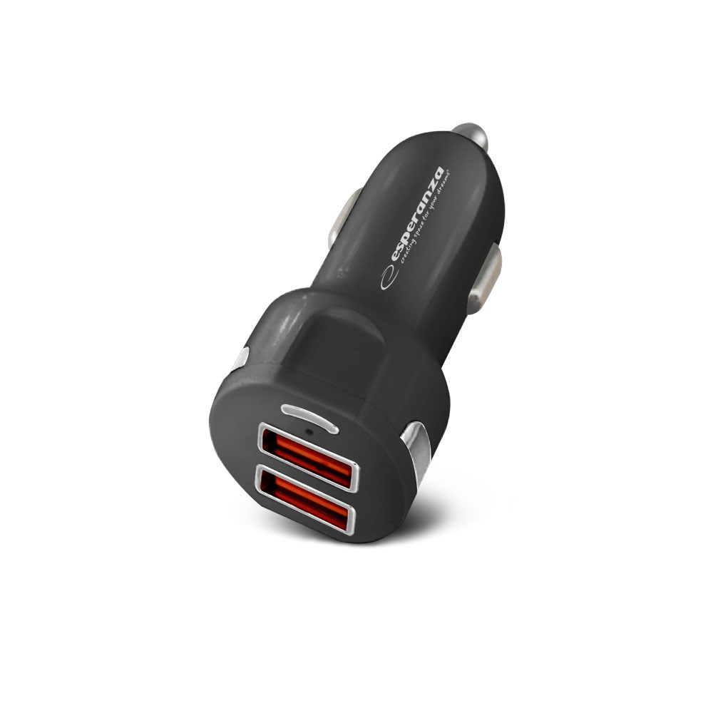 Ładowarka samochodowa Esperanza 36 W 2X USB-A 18 W EZC110K